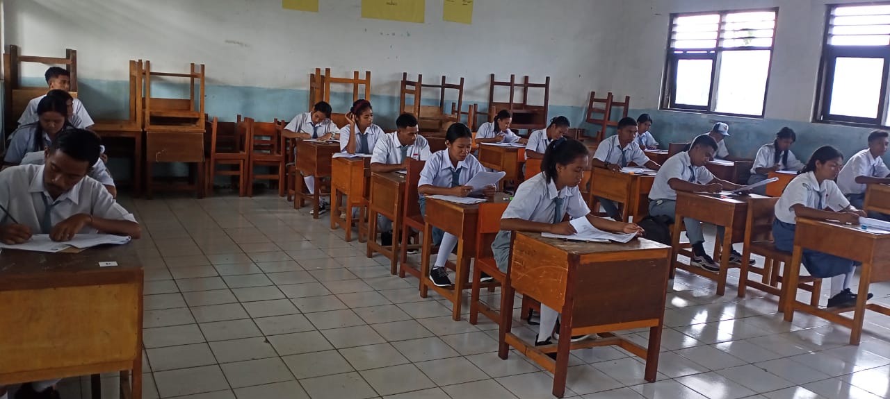 Hari Pertama Pelaksanaan PAS 6 Kelas XII